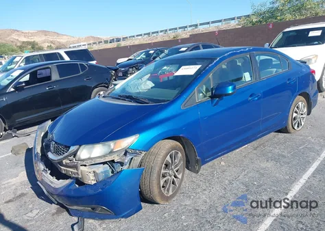 2013 Honda Civic Ex z USA, uszkodzony, nr VIN 19XFB2F85DE225279
